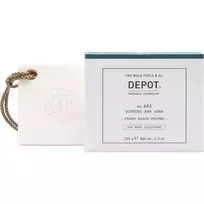Depot, 600 Body Solutions Nr. 602, Botanikos kompleksas, Valymas, Švieži juodieji pipirai, Kvapusis muilas , Aštrios natos, 100 g