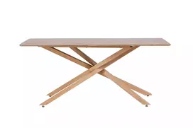 Stačiakampis valgomojo stalas Piazza 90 x 180, mocca