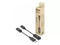 CLUB 3D DisplayPort 1.4 to HDMI Adapter