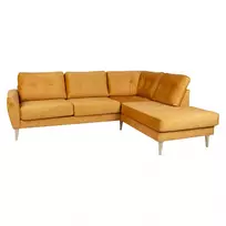 Kampinė sofa HEIVI RC, geltona