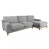 Kampinė sofa BASIL RC, pilka