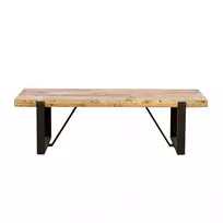 Prieškambario suoliukas IRONBRIDGE 150x40xH46cm, pušis