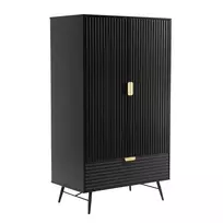 Komoda PIXAR 100x56xH175cm, juoda