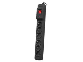 Surge Protector Multi M6 10m black