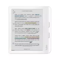 Rakuten Kobo Libra Colour elektroninių knygų skaityklė Lietimui jautrus ekranas 32GB „Wi-Fi“ Balta