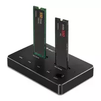M.2 SSD disko doko stotis, NVMe, SATA, USB