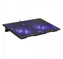 COOLING PAD MS COOL D10 5 BLACK LED 2X USB