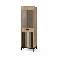 Sekcija/Indauja LAMINO W-1 , ąžuolo/juodas