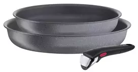 Keptuvių komplektas Tefal L3969102 Ingenio Natural Force, 3 dalys +rankena