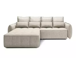 Kampinė sofa Campo, modernus, smėlio spalvos
