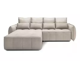 Kampinė sofa Campo, modernus, smėlio spalvos