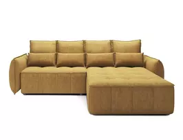 Kampinė sofa Campo, modernus, geltonas