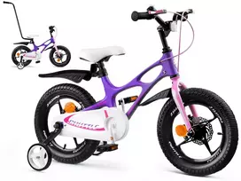 Vaikiškas dviratis RoyalBaby Bicycle 14 "Space Shuttle + RB14-22 pusher