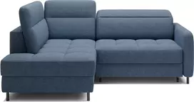Kampinė sofa Barea, modernus, tamsiai mėlynas