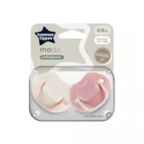 TOMMEE TIPPEE silikoninis čiulptukas MODA 0-6 mėn., 2 vnt., 43338499