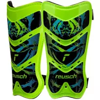Futbolo Apsaugos Reusch Shinguard Attrakt Lite Žalios Ir Juodos - Dydis L