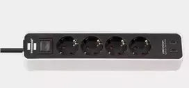 Buitinis ilgintuvas BRENNENSTUHL ECOLOR, 4 vt., 2USB C, 1,5m