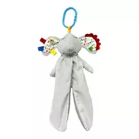 Toy Blanket Sensory - 94997 - MILUŚ - ELEPHANTE - size 25 cm