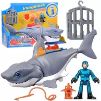 Mattel Imaginext Mega mechaninė ryklio ataka, judanti burna ZA5438