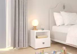Naktinė spintelė su stalčiais EMI