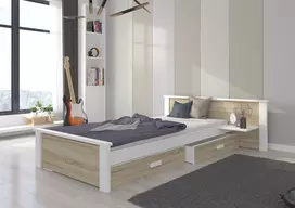 Lova su čiužiniu ir lentyną daiktams ALDEX 180x80