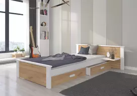 Lova su čiužiniu ir lentyną daiktams ALDEX 180x80