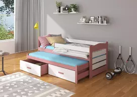 Dvigulė lova su turėklais ir čiužiniais TIARRO 200x90