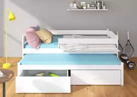 Dvigulė lova su turėklais ir čiužiniais TIARRO 200x90