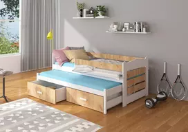 Dvigulė lova su turėklais ir čiužiniais TIARRO 180x80