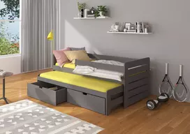 Dvigulė lova su turėklais TOMI 200x90