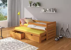 Dvigulė lova su turėklais TOMI 180x80