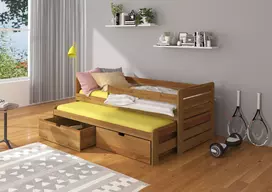 Dvigulė lova su turėklais TOMI 180x80