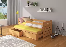 Dvigulė lova su turėklais TOMI 180x80