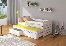 Dvigulė lova su turėklais TOMI 180x80