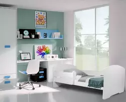 Lova su čiužiniu ir turėklais PEPE 160x80