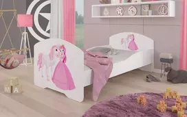Lova su čiužiniu PEPE Princesė ir arkliukas 160x80