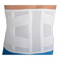 Juosmens Ir Kryžkaulio Įtvaras KR0-9R 30 cm Aukštis Baltas - XL