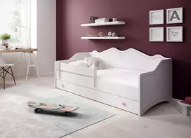 Lova su čiužiniu EMKA Pink 160x80