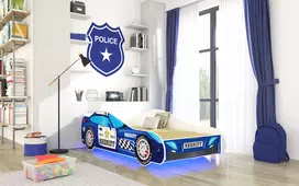 Lova su čiužiniu ir LED apšvietimu SHERIFF 160x80