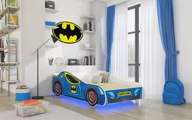 Lova su čiužiniu ir LED apšvietimu BATCAR 160x80