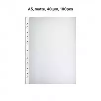 AD Class Įmautės dokumentams A5 matinės 40 mikr., pakuotėje 100 vnt. (A5OP40-100)
