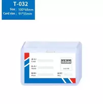 Vardo kortelių dėklas 032H 55x91mm