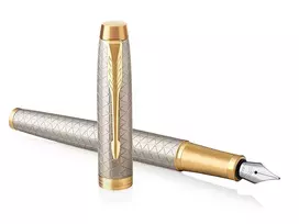 Plunksnakotis Parker IM Premium Warm Silver GT Fine, vnt.