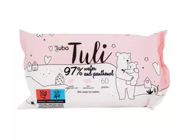Cleansing Wipes Luba Tuli Water & Panthenol, 60pc