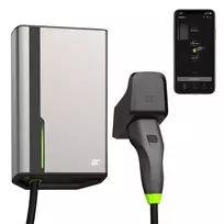 Green Cell EVGC021A2275 elektromobilių įkrovimo stotelė Pilka Aliuminis Siena 3 Įmontuotas ekranas LED