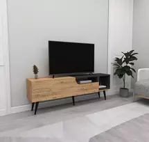 TV stovas, Hanah Home, Atlanto pušis Antracitas, 150 x 49,6 x 29,6, cm