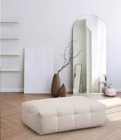 Pufas Hanah Home Cady, smėlio spalvos, 80 x 42 x 120