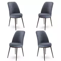 Kėdžių rinkinys (4 dalys), Hanah Home, Fume Ruda, 45 x 89 x 42, cm