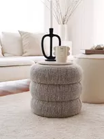 Pufas Hanah Home Boum, pilkas, 40 x 40 x 40