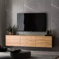 TV stovas, Hanah Home, Atlanto pušis, 160 x 35 x 32, cm